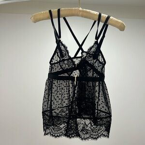 Mentionables black lingerie top